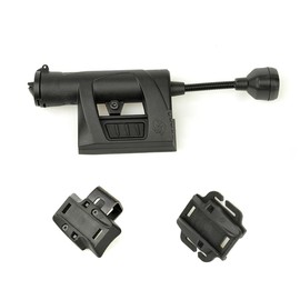 NECARL Tactical Helmet Light, Military Helmet Light, Red/Green/White/IR Lighting, Tactical Light for FAST Helmet, MICH Helmet, Molle System, Survival Game, (Black)