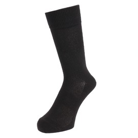 Otafuku Glove Socks with Silk Cloth [Mesh Knitting, Round End, Support] S-692, Black, 9.8 - 10.6 inches (25 - 27 cm), 4 Pairs