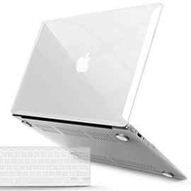 IBENZER MacBook Air 11 Inch Case Model A1370 A1465, Soft Touch Plastic Hard Shell Case Bundle with Keyboard Cover for Apple Laptop Mac Air 11, Crystal Clear, A11CYCL+1