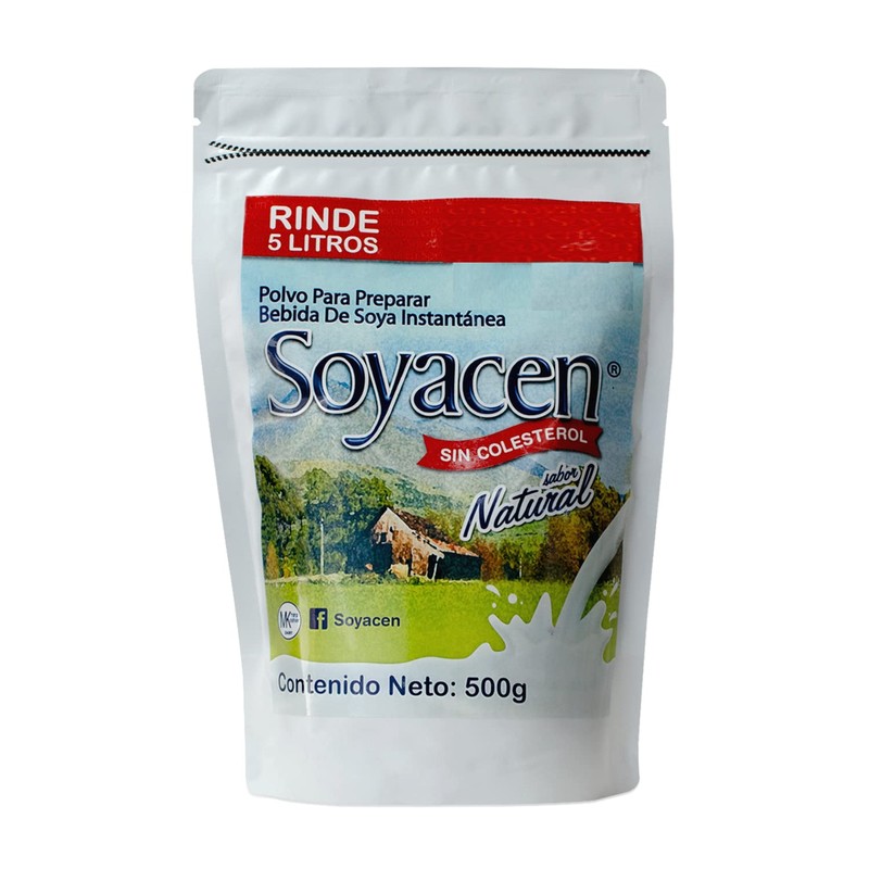 Soyacen Bebida de soya en polvo sabor natural - 500