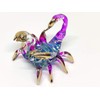 Sansukjai Scorpion Miniature Figurines Animals Hand Painted Blown Glass Art
