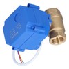 Electric Ball Valve BSP Brass Motorized 3 Wire DC3~6V Through