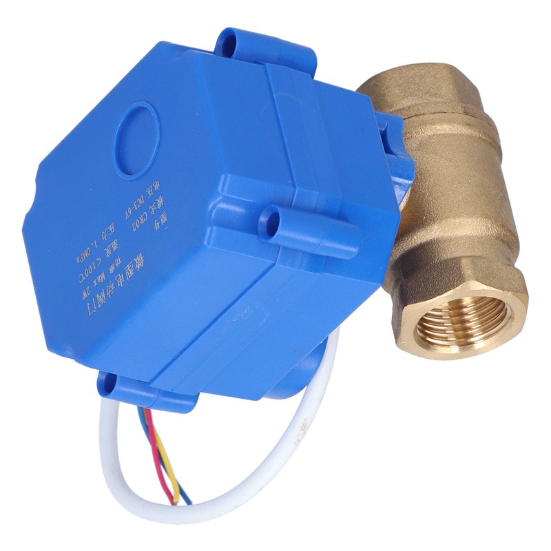 Electric Ball Valve BSP Brass Motorized 3 Wire DC3~6V Through