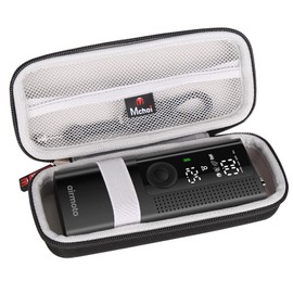 Mchoi Hard Carrying Case Suitable for The Original Portable Air Pump, 120 PSI Air Compressor Tire Inflator, with Mesh Pocket Fits for USB Cable, Air House, Connector and Accessories, Case Only
