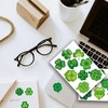 72 Pcs Shamrock Stickers 8 Different Designs St Patricks Day