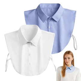 Women's Collar Insert with Interchangeable Buttons, Removable Women's Collar, Shirt Collar Insert, Detachable Collar Insert, Men's Fake Collar Shirt Collar Insert, Blouse Women's Blouse Collar,
