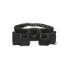 Masterforce 11 Pocket Carpenter s Tool Belt Roller Buckle Black Leather Utility Work Apron