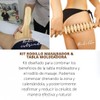 Maderotherapy Professional Body Kit with Cellulite Massage Roller and Body