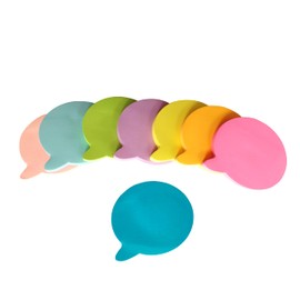 8 Pads Bubble Sticky Notes,3x3 Inches,8 Bright Colors,Neon Cute Notes,Easy to Post,Strong Adhesive,82 Sheets/Pad,Total 656 Sheets