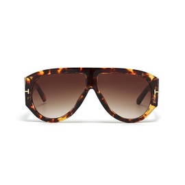 Trendy Retro Oversized Aviator Sunglasses for Women Men 70s Unique Luxury Thick Classic Sun Glasses(Leopard)