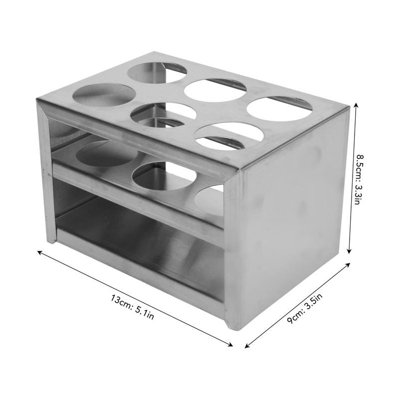 Test Tube Holder 304 Stainless Steel 6 Hole 3 Layer