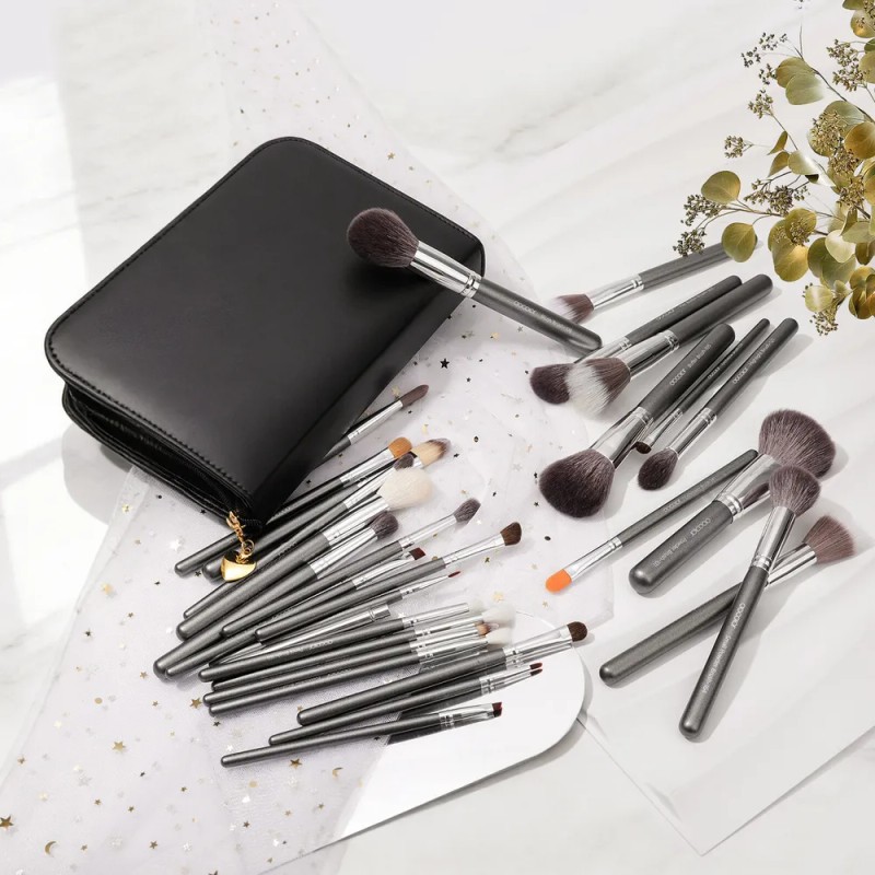 Juego De Brochas De Maquillaje Docolor Profesional, 29 Pzas Color