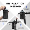 Kinoco Insulated Bike Cup Holder - Thermo Handlebar Bottle Holder,