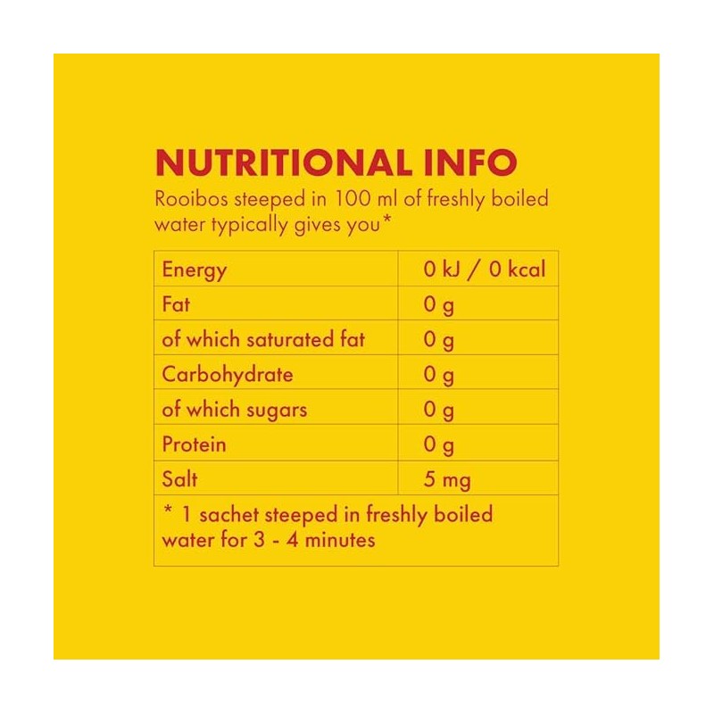 BOS Organic Rooibos Tin, 100 g, 40 Teabags (Pack of