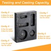 Crucible Graphite Square Melting Casting Refining Ingot Mould Gold Silver