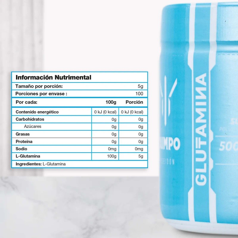 Olimpo, L-glutamina 100% Pura, 300g, Poseidon, 60 Servicios