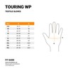 OZONE MOTO Touring WP Men's Motorcycle Gloves, Leather and Textile,