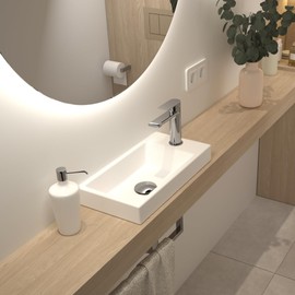 GRANMASTER klick-Klack Abflussstopfen für Waschbecken ohne Überlauf – Hochwertiges Messing, Standardgröße 1 1/4" Gewinde, Kratzfest, Hitzebeständig, Einfache Montage, Chrom