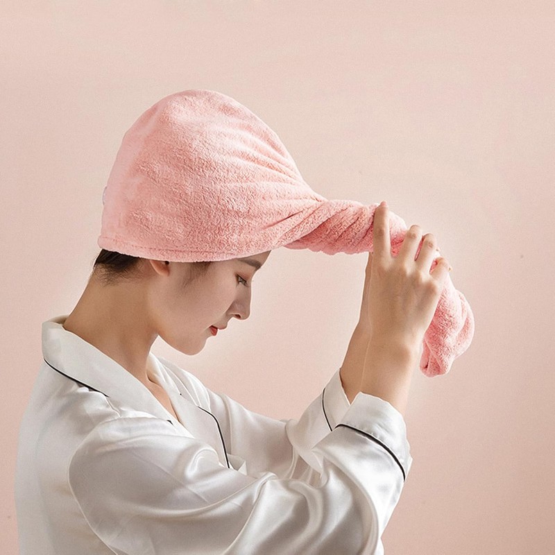 Homoyoyo Toallas de Microfibra para Cabello Mujer 3 Piezas Absorbentes