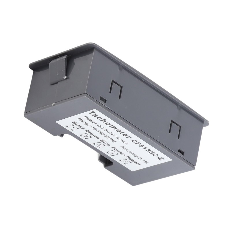 QANYEGN Digital LED Tachometer, Green 4 Digit LED Motor Tachometer,