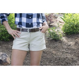 Nickel Smart Stone Mountain Brown Belt - 34"