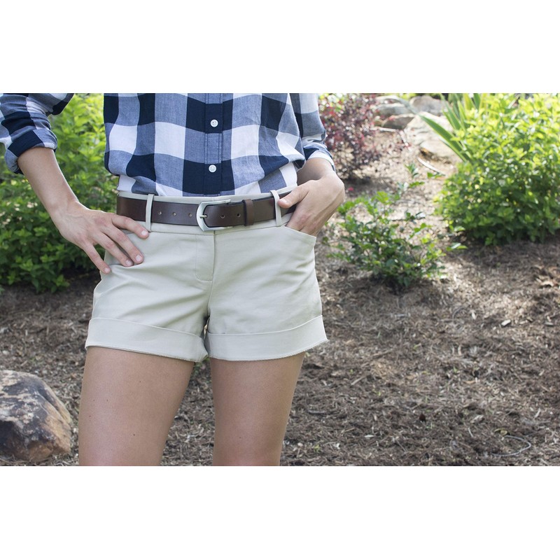 Nickel Smart Stone Mountain Brown Belt - 34"