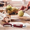Farberware Pro2 Euro Vegetable Peeler with Ergonomic Handle, Razor-Sharp Stainless