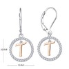 Starnny Letter Earrings 925 Silver Women's Initial Alphabet A-Z 3A