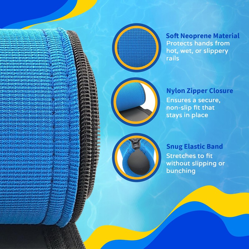 Blue Wave NE1251 Blue Grip for Pool Handrails, 4-Feet (Sold