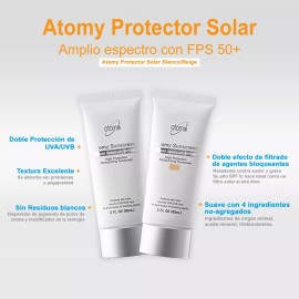 Atomy Protector Solar  Amplio Espectro Fps50+ Atomy 60ml