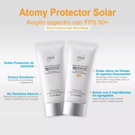 Atomy Protector Solar  Amplio Espectro Fps50+ Atomy 60ml