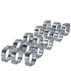 Double Ear Pipe Tube Clips Clamps Hose Fuel Clamp Hydraulic