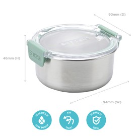 Smash Microwave Safe Stainless Steel Snack Pots