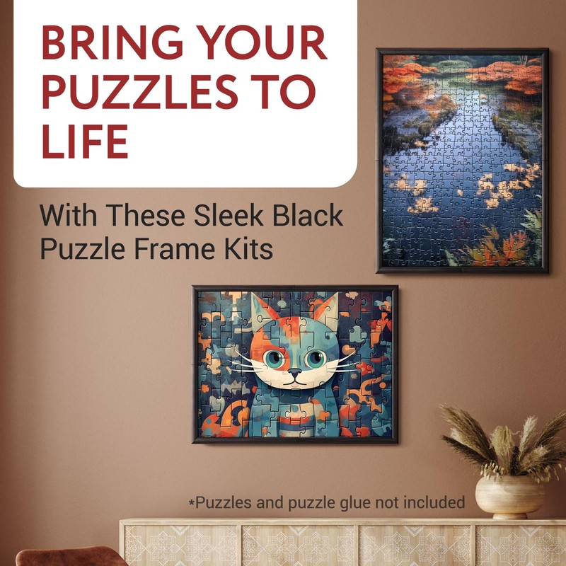 Impresa Jigsaw Puzzle Display Frame Kit - 2-Pack 20x27 in