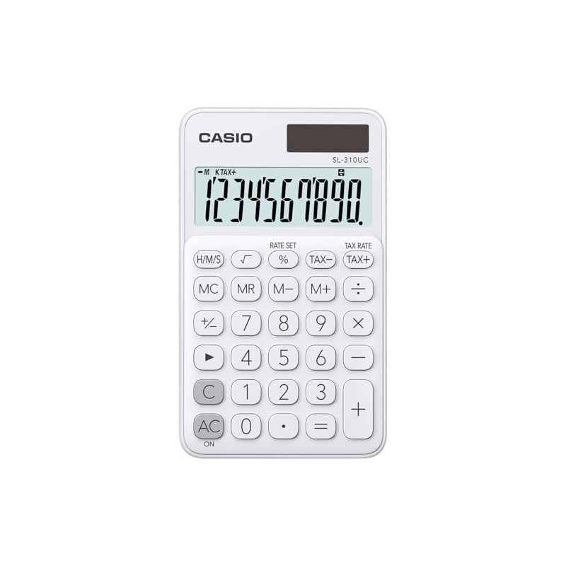 Casio SL-310UC-WE desktop calculator Black