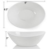 Lawei 4 Pack 9" Porcelain Serving Bowls, 36 Oz Oval