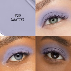 Wugbc Cream Eyeshadow Stick, Matte Eye Shadow Stick Waterproof Neutral Nude Eyeliner Pencil Crayon Long-Lasting Eye Highlighter Makeup for Older Women Easy to Use High Pigmented, 20 Periwinkle