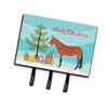 Caroline's Treasures BB9212TH68 Mule Christmas Leash or Key Holder, Triple, Multicolor