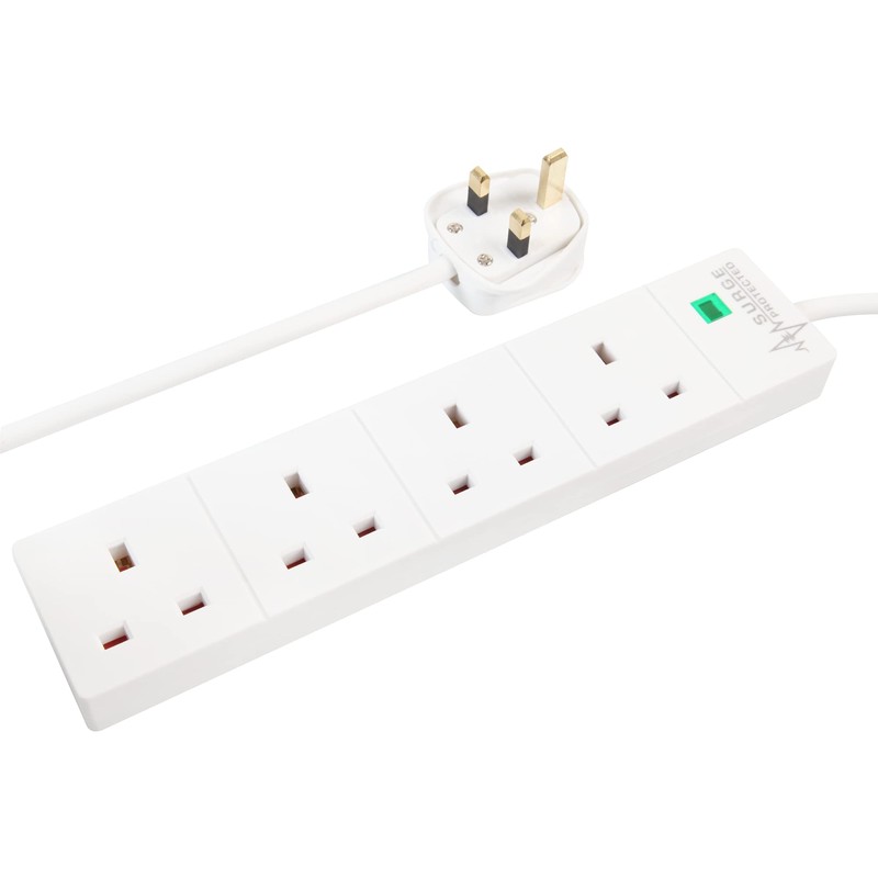 PRO ELEC PRO ELEC PL09211 4 Gang Surge Protected Extension