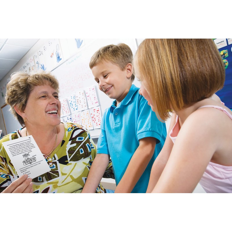 Edupress Reading Comprehension Practice Cards, Informational Text, Red Level (EP63437)