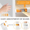 SNOMEL 2 Pieces Plastic Push to Open Cabinet Hardware, Rebound