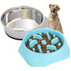 LUANMA Plato Perro（Juego de 2 ）,Platos para Perros,Comedero para Perro