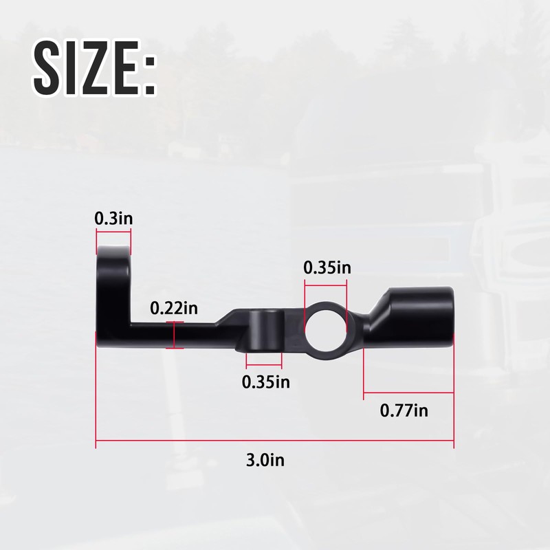 SeDeplacer 53720A2 Outboard Throttle Carburetor Coupling Linkage(1PCS) Compatible with Mercury
