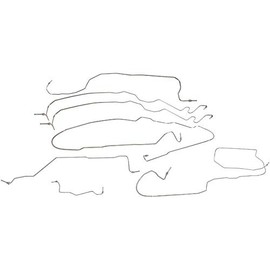 Marketplace Auto Parts - Brake Hydraulic Line Kit - 7 Tubes - Compatible with 2002 Chevy Tahoe (with RPO Code JL4)