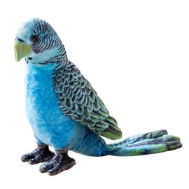 champracer Bird Parrot Plush Toy, Soft and Comfortable Plush Parrot, 23 cm Cute Plush Macaw Parrot Stuffed Toy Cuddly Toy Plush Toy for Children Adults (Blue)