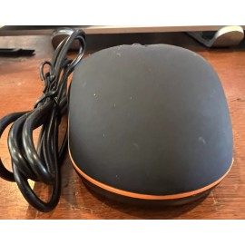 Unbranded USB Mouse Black with Orange