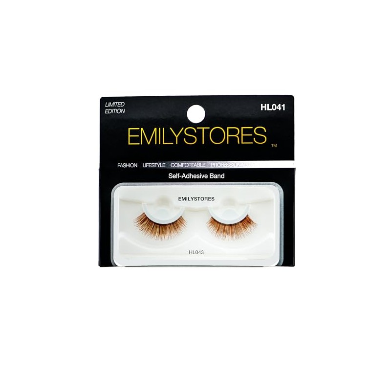 Stick on False Eyelashes Self Adhesive Lashes, Pre-Glued No Glue