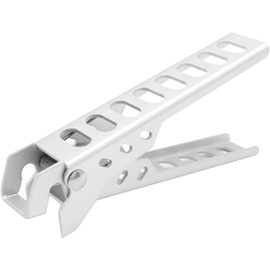 Silver Aluminum Alloy Bowl Grippers Camp Grippers Hot Pot Clip Tableware Cookware Holder Lifter Clamps for Hiking Backpacking Hot Pot Grippers Tool Tongs Grippers for Kitchen Hot Pan Grippers Hot