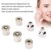 Dermabrasion Diamond Tips, 6 Pieces, Microdermabrasion Replacement Tip, Universal Skin