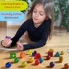Extasticks Wooden Lacing Beads Toy for Toddlers Montessori Stringing Bead